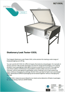 Oxipack SLT XXXL datasheet thumbnail