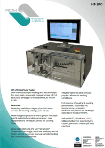 HT-1PC hot tack and seal strength tester